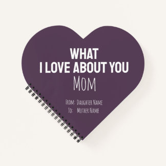 Cuaderno Regalos de mamá a madre simples para su corazón mo