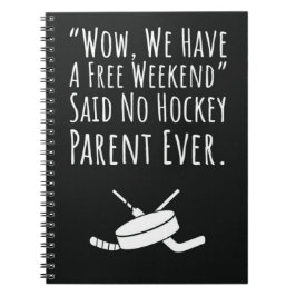 Cuaderno Regalos de Mamá de Hockey Niños Papá Abuelo Abuela