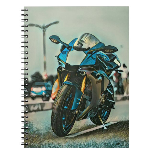 Cuaderno regalos de moto para él (Frente)