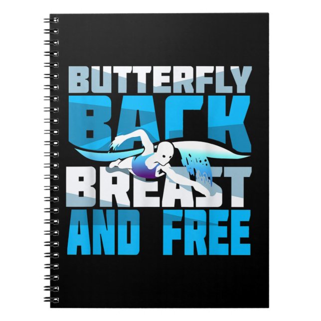 Cuaderno Regalos De Natación Para Los Nadadores (Frente)