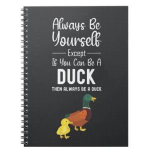 Cuaderno Regalos de pato lindo Humor divertido Animales Cit