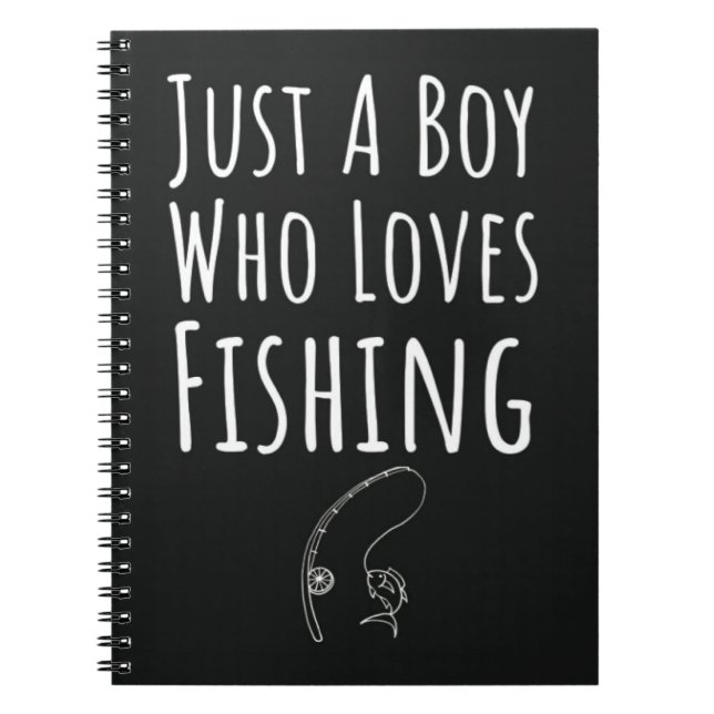 Cuaderno Regalos de Pesca Lindos para Niños Bebés Pescadore (Frente)