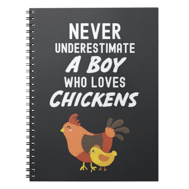 Cuaderno Regalos de pollito lindo para niños pequeños amant (Frente)