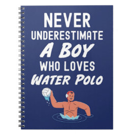 Cuaderno Regalos De Polo De Agua Azul De La Marina Para Niñ