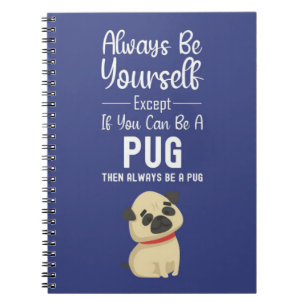 Cuaderno Regalos de Pug Adorables para Amantes de Perros An
