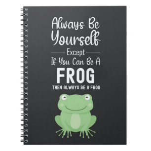 Cuaderno Regalos de rana linda Animales de dibujos animados