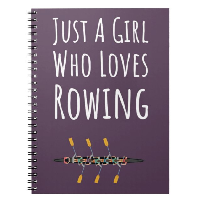 Cuaderno Regalos De Remo Rosa Para Chicas Para Niños Por El (Frente)