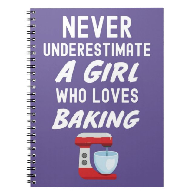 Cuaderno Regalos de repostería rosados lindos para niñas pe (Frente)