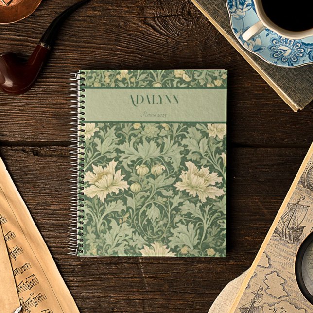 Cuaderno Regalos de retiro botánico de época para mamá Gree (Vintage Botanical Retirement Gifts for Mom)