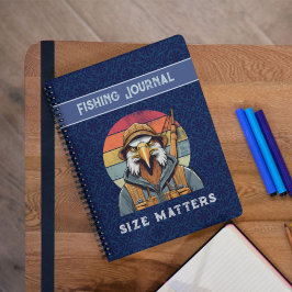 Cuaderno Regalos de retiro de águila vintage para papá pesc