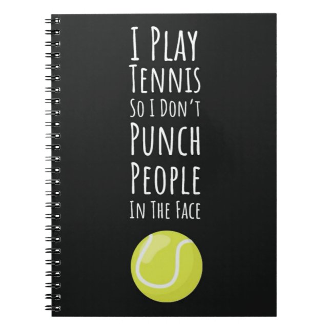 Cuaderno Regalos De Tenis Para Su Chica Jugadora Mujeres De (Frente)