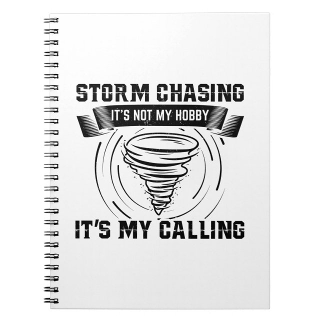 Cuaderno Regalos de tormenta Chaser | Tormenta persiguiendo (Frente)