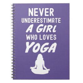Cuaderno Regalos de Yoga Rosa para Bebé Niña