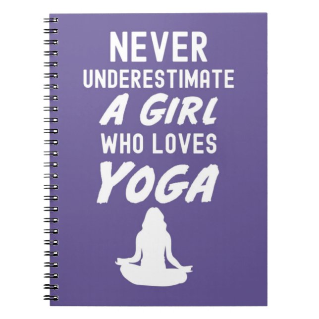 Cuaderno Regalos de Yoga Rosa para Bebé Niña (Frente)