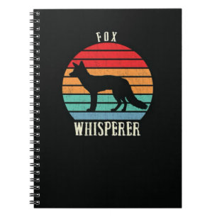 Cuaderno Regalos de Zorro Lindo Animales Salvajes Vintage R