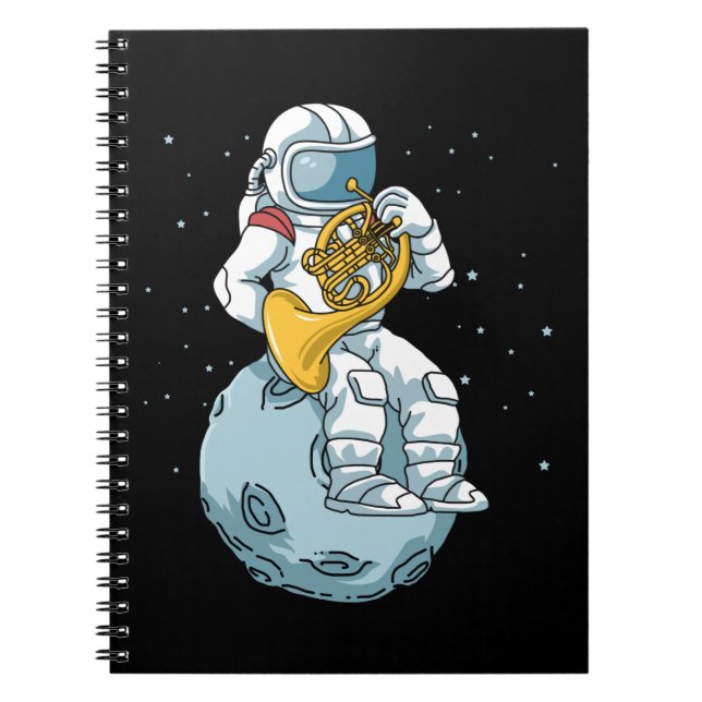 Cuaderno Regalos del Cuerno Francés Hombres Música Brass Cu (Frente)