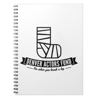 Cuaderno Regalos del fondo de los actores de Denver