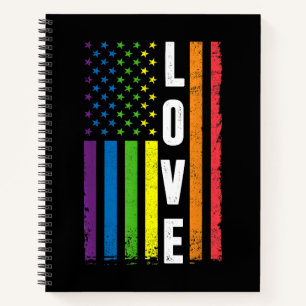 Cuaderno Regalos del Orgullo Gay Hombres Mujeres LGBT Bande