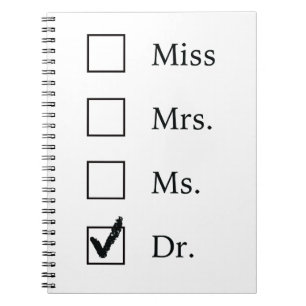 Cuaderno Regalos del PhD para las mujeres