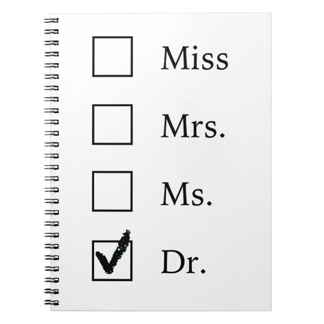 Cuaderno Regalos del PhD para las mujeres (Frente)