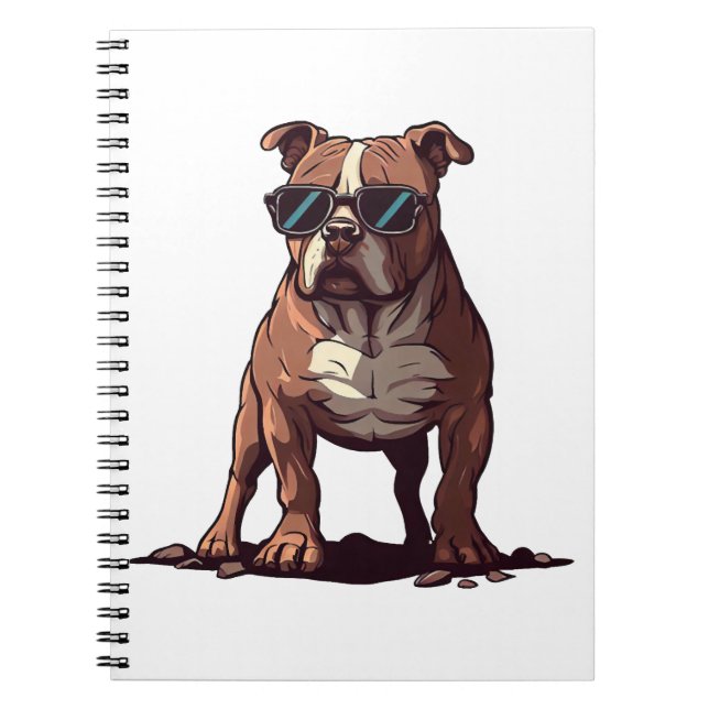 Cuaderno Regalos del propietario de Pitbull (Frente)