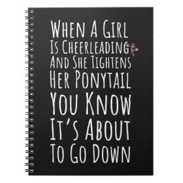 Cuaderno Regalos Divertidos de Animadoras para Chicas