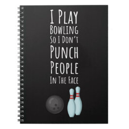 Cuaderno Regalos Divertidos de Bolos para Aficionados
