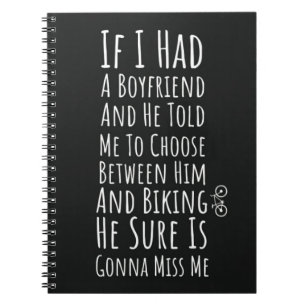 Cuaderno Regalos Divertidos De Ciclismo Para Chicas Adolesc