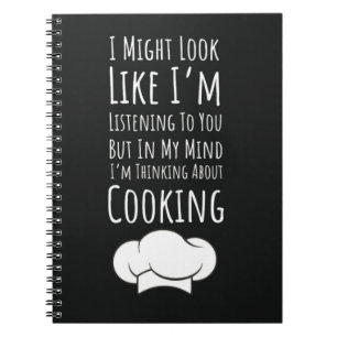 Cuaderno Regalos Divertidos de Cocina Humor Tipografía Dive