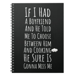 Cuaderno Regalos Divertidos de Cocina para Mujeres para Ell