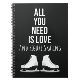 Cuaderno Regalos Divertidos de Patinaje sobre Hielo Humor P