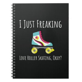 Cuaderno Regalos Divertidos de Patinaje sobre Ruedas Humor