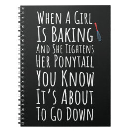 Cuaderno Regalos Divertidos de Repostería Para Chicas Adole