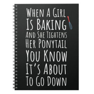 Cuaderno Regalos Divertidos de Repostería Para Chicas Adole