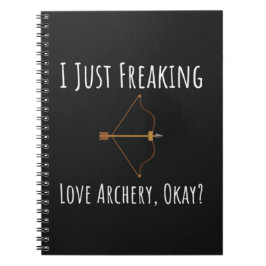 Cuaderno Regalos Divertidos de Tiro con Arco Flecha y Arco 
