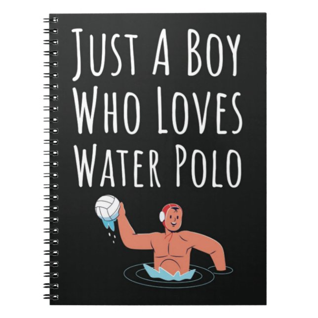 Cuaderno Regalos Divertidos de Waterpolo para Niños Pequeño (Frente)