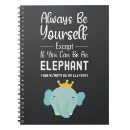 Cuaderno Regalos divertidos para amantes de elefantes lindo