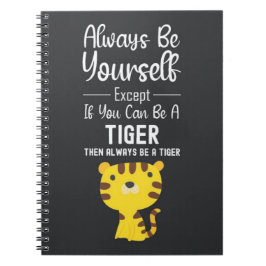 Cuaderno Regalos divertidos para amantes de tigres, animale