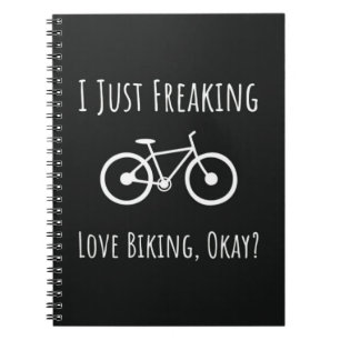 Cuaderno Regalos Divertidos Para Ciclistas De Montaña En Bi