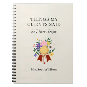 Cuaderno Regalos divertidos para entrenadores personalizado