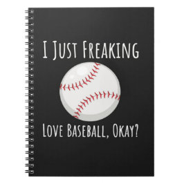 Cuaderno Regalos divertidos para entusiastas del béisbol Am