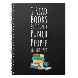 Cuaderno Regalos divertidos para lectores de libros Chiste