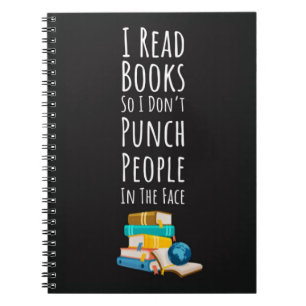 Cuaderno Regalos divertidos para lectores de libros Chiste 