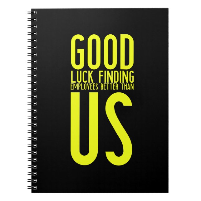 Cuaderno Regalos divertidos para los trabajadores o emplead (Frente)