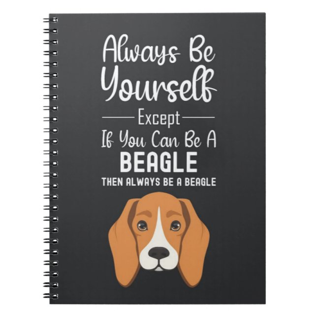 Cuaderno Regalos Divertidos Perro Beagle Mascotas Divertida (Frente)