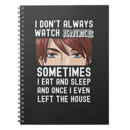 Cuaderno Regalos Divertidos y Lindos de Anime para Chicos A