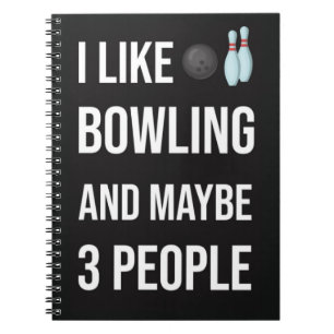 Cuaderno Regalos Divertidos y Únicos Para Bolos Deporte De 