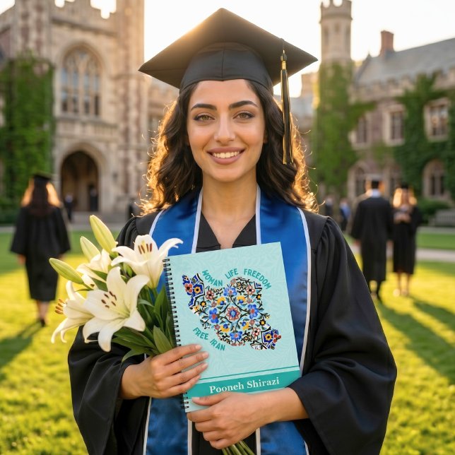 Cuaderno Regalos Empoderantes de Graduación para Hermana Ir (Empowering Graduation Gifts for Iranian Sister Notebook)