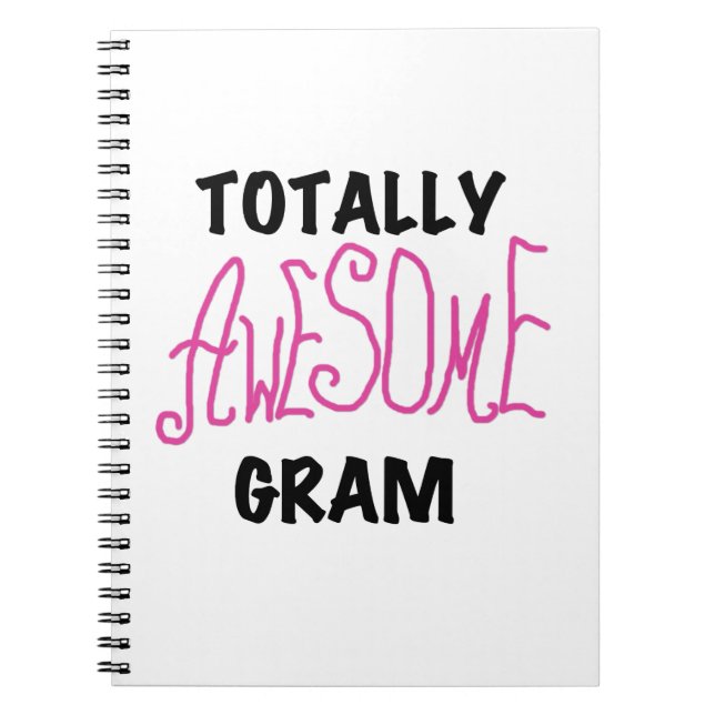 Cuaderno Regalos Gram Pink totalmente asombrosos (Frente)