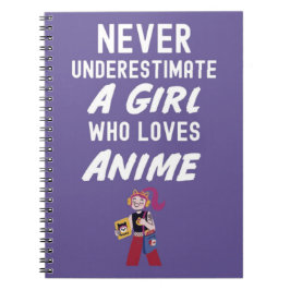 Cuaderno Regalos Lindos de Anime Rosa para Niñas y Chicas K